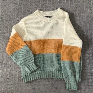 Lulus Colorblock Sweater